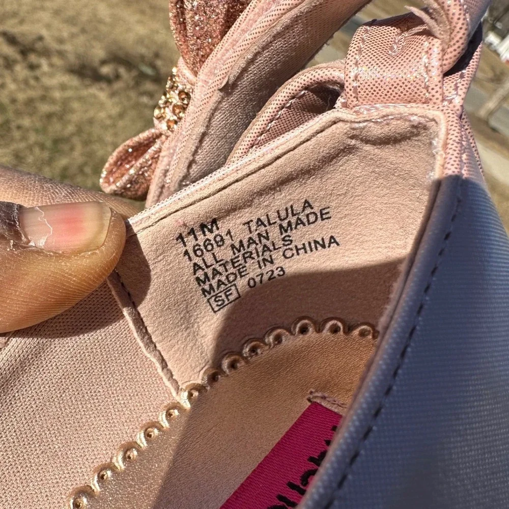 Rachel Zoe Talula Toddler Girl‎ Mary Jane Shoes Size 11 Blush Pink